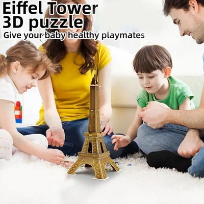 Towers of the World 3D Puzzles Building Jigsaw For Kid ♋ Toy Educational Q4P0 - Image 1 of 4