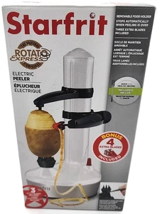 Pelador eléctrico Starfrit Rotato Express - Negro - 7 cuchillas adicionales - NUEVO - Open Bo - Imagen 1 de 4