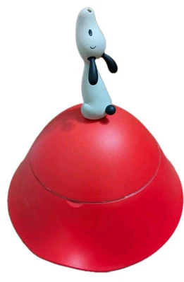 Cuenco para perros Lulà diseño por Miriam Mirri A di Alessi rojo Foto 1 de 4