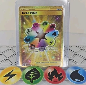 Pokémon TCG Turbo Patch Darkness Ablaze 200/189 Gold Secret Rare 2020 NM - Picture 1 of 3