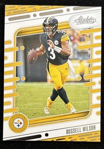Russell Wilson - 2025 Panini Absolute #88  Pittsburgh Steelers     I289 - Picture 1 of 2