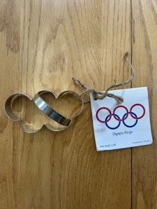 Cortador de galletas de metal con anillos olímpicos Ann Clark - Imagen 1 de 9