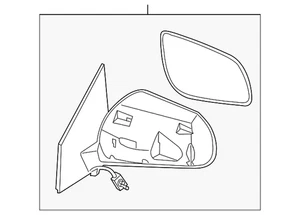 Genuine Nissan Mirror Assembly 96301-JM200 - Picture 1 of 2