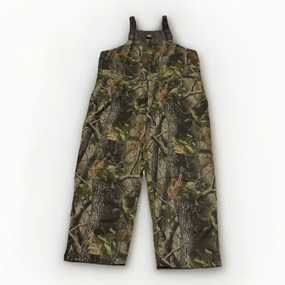 RedHead Camo Bib Overalls Mens 3XL Realtree Hardwood Hunting Insulated Workwear - Image 1 of 4