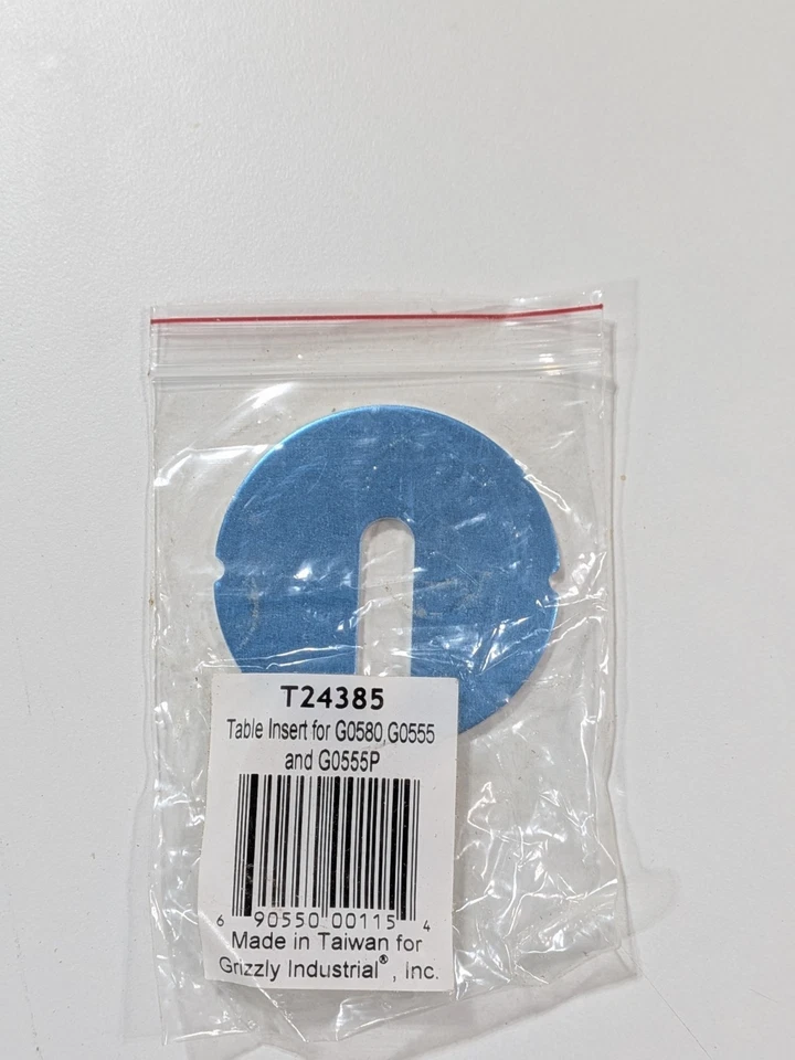 Grizzly T24385 Table Insert for G0580, G0555 and G0555P Foto 1 de 1