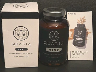 Qualia Mind Focus Memoria Apoyo Cognitivo 154 Cápsulas Exp 01/30/2026 Nuevo Foto 1 de 4