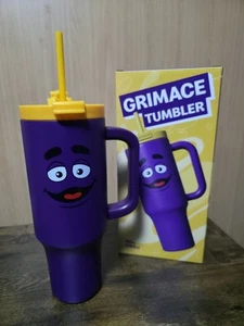 Brand New McDonalds Exclusive Grimace Tumbler Cup 40oz/1182ml Hot/Cold - Picture 1 of 3