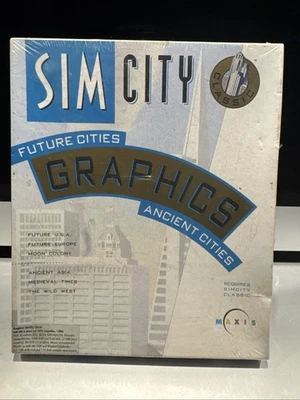 1994 Sim City Classic Future Cities Graphics Ancient Cities Maxis Sealed Windows - Image 1 of 4
