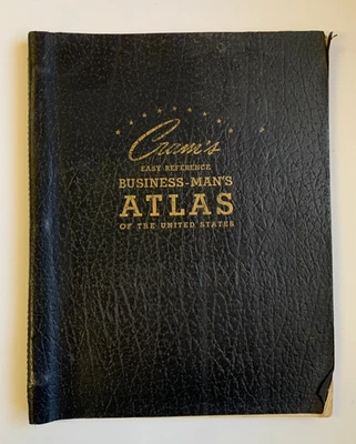 ©1947 CRAM'S Easy Reference BUSINESS-MAN'S ATLAS of United States - Image 1 of 4