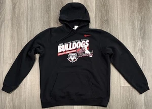 Nike UGA Georgia Bulldogs Hoodie CFP 2023 National Championship Schwarz Größe XL - Bild 1 von 7