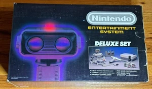 Nintendo NES DELUXE SET en Caja Rob The Robot R.O.B. Carteles Manuales Juegos PROBADOS - Imagen 1 de 18