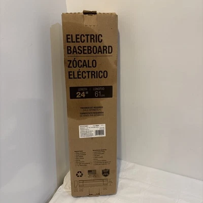 CADET 2F350 Electric Baseboard Heater 24" L 208/240V 2F350W 09949 White - Image 1 of 4