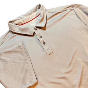 Tommy Bahama XXL Polo Shirt Men's Short Sleeve IslandZone Solid Gray - Picture 1 of 8
