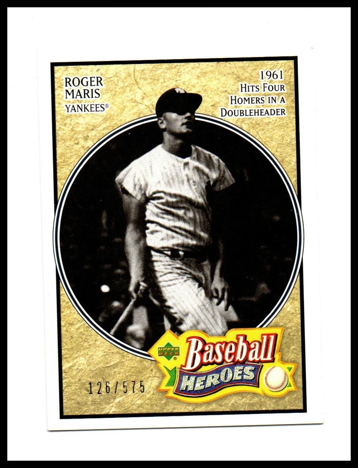2005 Upper Deck Baseball Heroes #107 Roger Maris #/575 - Image 1 of 1