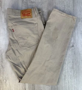Levi’s 511 Jeans Tan Canvas Denim Pants Men’s Size 36X32 (Actual 36X31) - Picture 1 of 23