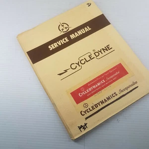 Vintage Cyberdyne Cyberdynamics Service Manual Parts List Cycle Hub Sheave Co-2 - Bild 1 von 5