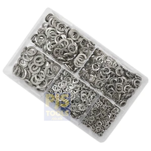 Assorted box M5 - M12 zinc plated spring washers 1000 pieces - Picture 1 of 2