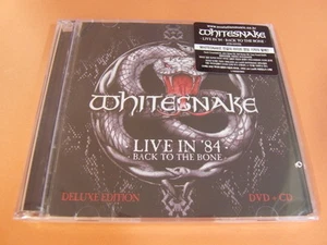 WHITESNAKE Live In 84 : Back To The Bone (Deluxe) CD + DVD (Sealed) - Picture 1 of 2