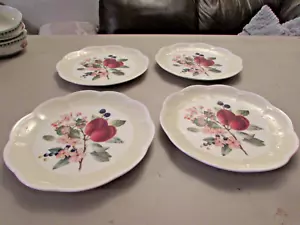 Lenox Orchard In Bloom Plum Blossom Set of 4 Accent Luncheon Plates.Discontinued - Picture 1 of 5