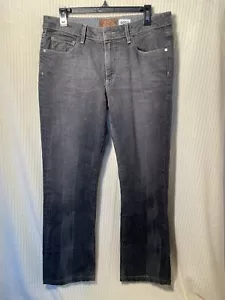 Paige Pants Mens Size 33 Normandie Slim Fit Gray Dark Wash Denim Stretch - Picture 1 of 12