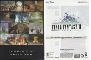 Final Fantasy XI Online (MMO) Print Ad/Poster Art PC (B) - Bild 1 von 4