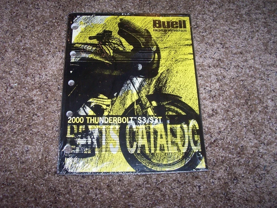 Buell S3 S3T S 3 T Thunderbolt 2000 motocicleta manual de catálogo de piezas de fábrica Foto 1 de 1
