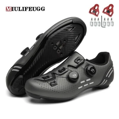 Zapatos de bicicleta de carretera para hombre MTB Ciclismo Tenis con tacos Spd Carreras Bicicleta Zapatos  Foto 1 de 4