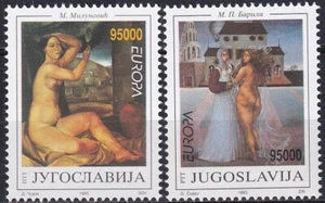 Yugoslavia 1993 Yvert #2461/62 Europe CEPT MNH VF - Picture 1 of 1