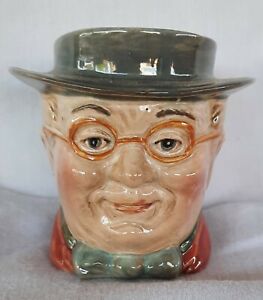 3" Tall Mr. Pickwick Charles Dickens Beswick England Porcelain Toby Jug 1,118 