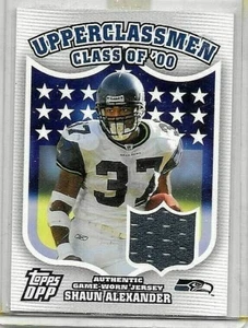 SHAUN ALEXANDER 2006 TOPPS DPP UPPER CLASSMEN OF '70 GAME USED JERSEY - Picture 1 of 1