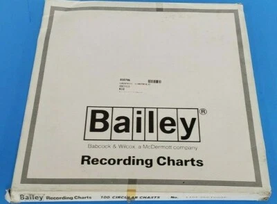 NEW BOX OF 100 BAILEY 00039526 CHART PAPER 11-1/8IN BAILEY 110F300T600P - Image 1 of 3