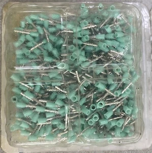 BM 005002 Insulated End Sleeve/Bootlace Lug,0.34mm2/22 AWG, Turquoise, 500 Pc's - Picture 1 of 4