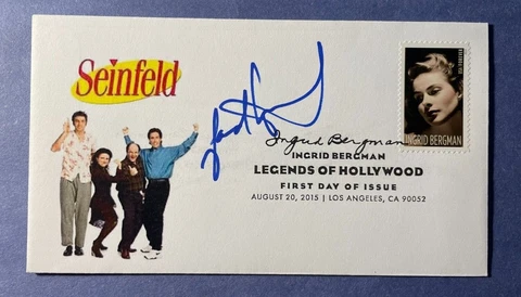 SIGNED JASON ALEXANDER FDC AUTOGRAPHED FIRST DAY COVER - SEINFELD Cover
