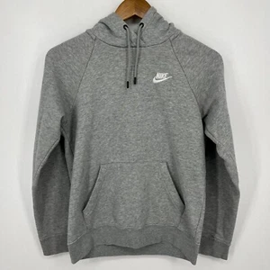 Nike Pullover Hoodie Women's Size XS Gray Embroidered Logo Pockets - Picture 1 of 10