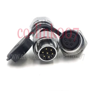 7 pins Waterproof Connector, WS20 Aviation Circular Industrial Equipment Plug - Picture 1 of 7