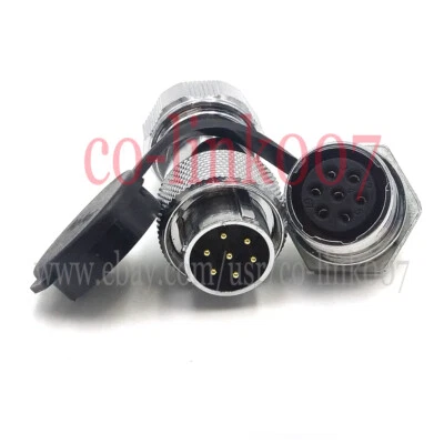 7 pins Waterproof Connector, WS20 Aviation Circular Industrial Equipment Plug  - Image 1 of 4