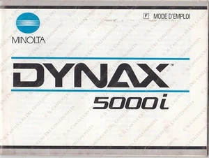Minolta Dynax 5000i Instruction Manual User’s Manual *Vintage Leaflet - Picture 1 of 2
