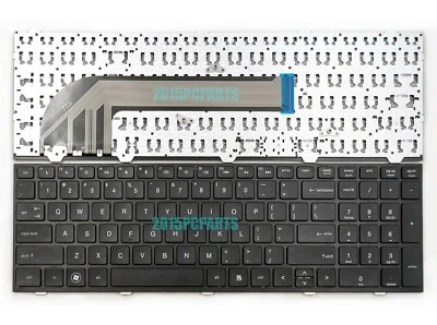 New Original HP ProBook 4540S 4545S Keyboard US Black Frame 701485-001 - Image 1 of 3
