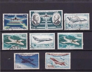 G016 France airmail stamps selection airplanes aviation - Picture 1 of 1