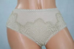 Beige Dream Angels Mid-Rise Cheeky by Victoria's Secret Loops Mesh Opened Back S - Picture 1 of 2