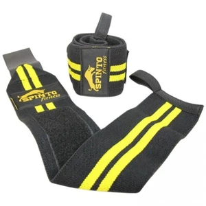 Spinto Fitness Elastic Wrist Wraps | Gold - Picture 1 of 1