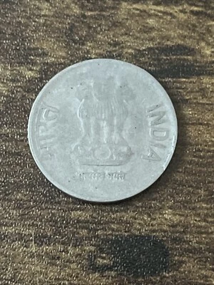 2016 India 1 Rupee Stainless Steel Ahsoka column Star Actual Coin TK5979* - Image 1 of 3