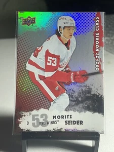 Moritz Seider 2022 Upper Deck Series 2 Rookie Class Detroit Red Wings RC - Picture 1 of 2
