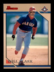 1996 Baseball Bowman Will Clark Texas Rangers #108 4 - Picture 1 of 2