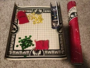 Vintage 1987 PENTE Classic Game of Skill Red Tube, Black & Yellow Stones - Picture 1 of 2