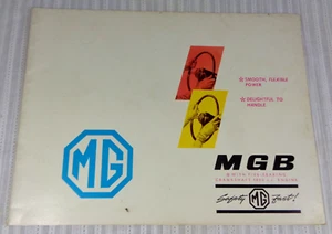 1964 MGB 1800cc Original Showroom Brochure Sports Car - Foto 1 di 4