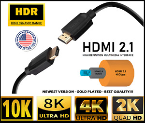 HDMI Cable 6FT NEWEST VERSION 2.1  (GET IT FAST! SHIPS SAME DAY AFTER PURCHASE!)