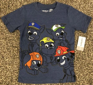 Nickelodeon Paw Patrol Shirt Chase Zuma Rubble Rocky Marshall 3T BLUE Carter’s - Picture 1 of 2