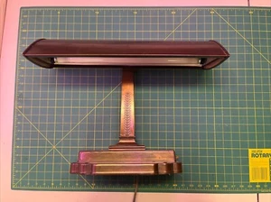 1940s Copper & Steel Art Deco Desk Lamp  Manufactured by GLOBE - Picture 1 of 6