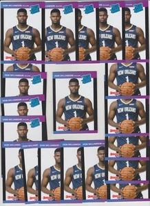 2019-20 Panini Zion Williamson 1989 Donruss Retro Rated Rookie /3431 Pelicans RC - Picture 1 of 2